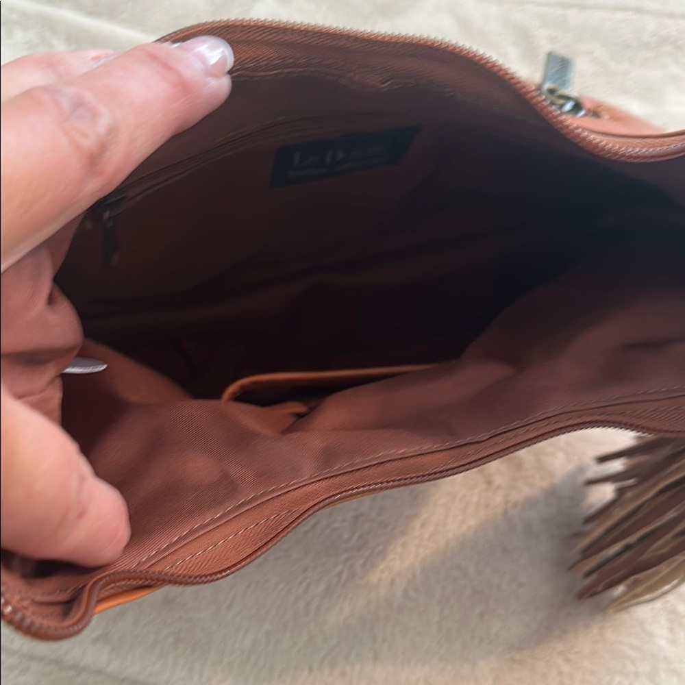 Brown Leather Shoulder Bag-Never Used - Picture 6 of 7